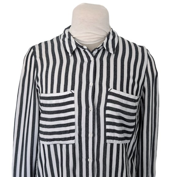 Zara  Striped Button Down Shirt - Picture 3 of 3